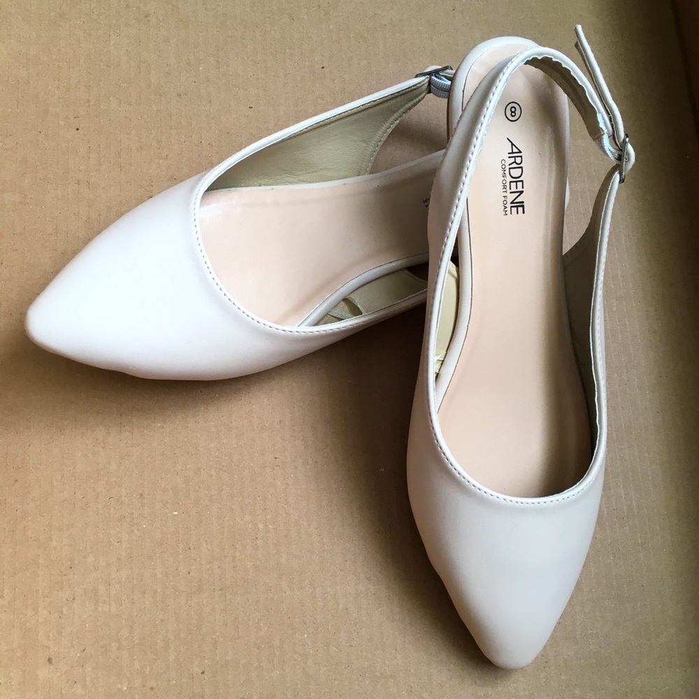 Ballerina Pink Slingback Flats